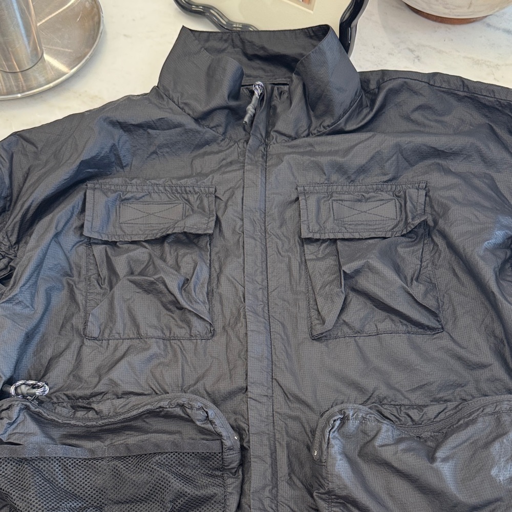 TNA Black Windbreaker Jacket
